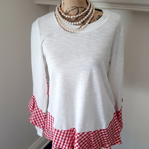 NWT ADRIENNE TOP - Picture 1 of 11